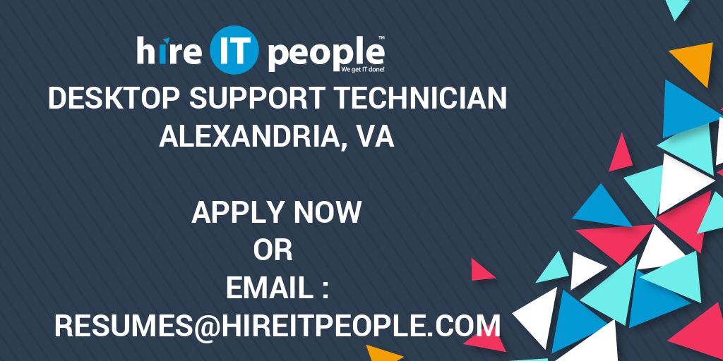 Desktop Support Technician Hire IT People We get IT done