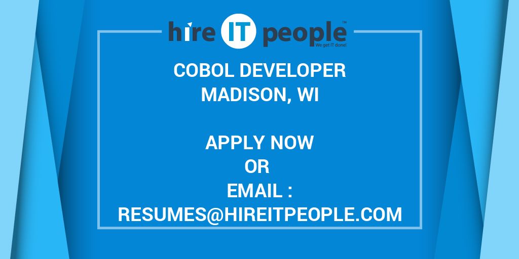 COBOL Developer Hire IT People We Get IT Done