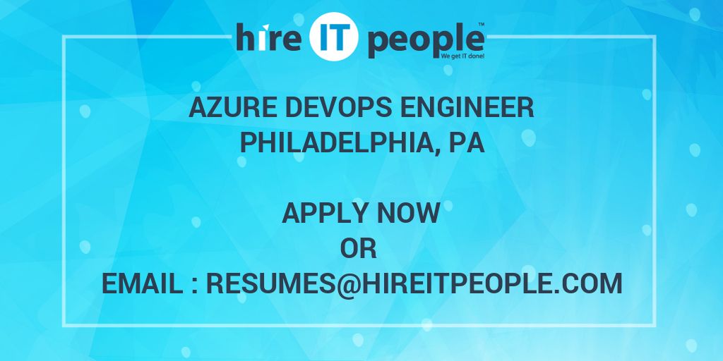 Azure DevOps Engineer Hire IT People We get IT done