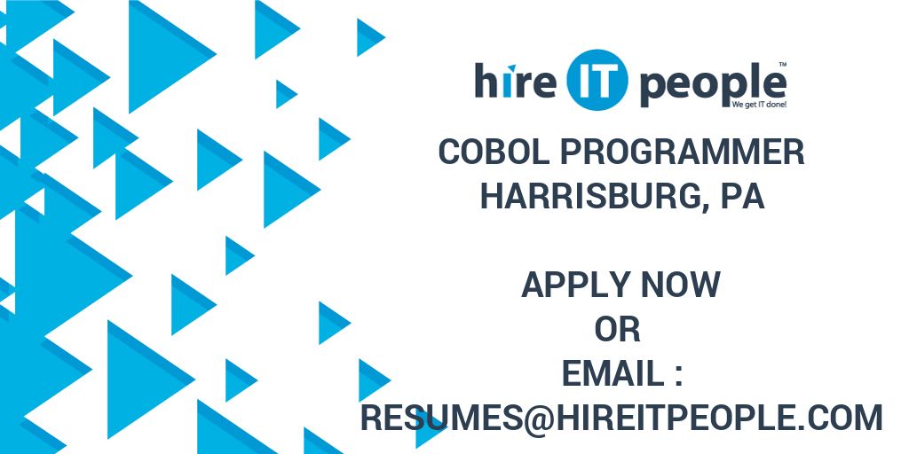 Cobol Programmer Hire IT People We get IT done