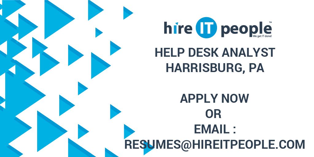 Help Desk Analyst Hire IT People We get IT done