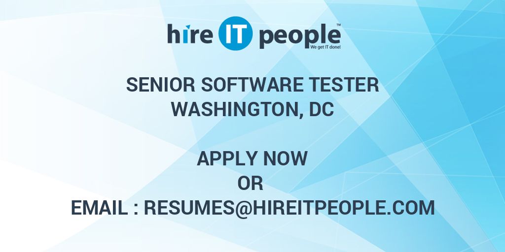 SENIOR SOFTWARE TESTER JOBS visual data 2