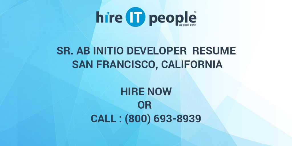 sr ab initio developer
