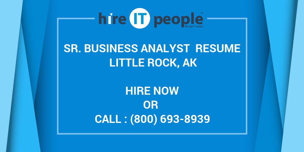 Business analyst jobs in little rock arkansas