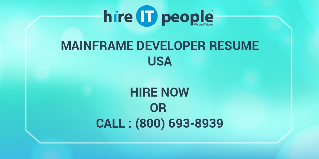 mainframe-developer-resume-hire-it-people-we-get-it-done