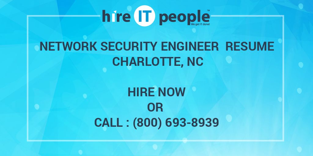 Network Security Engineer Resume - 178907