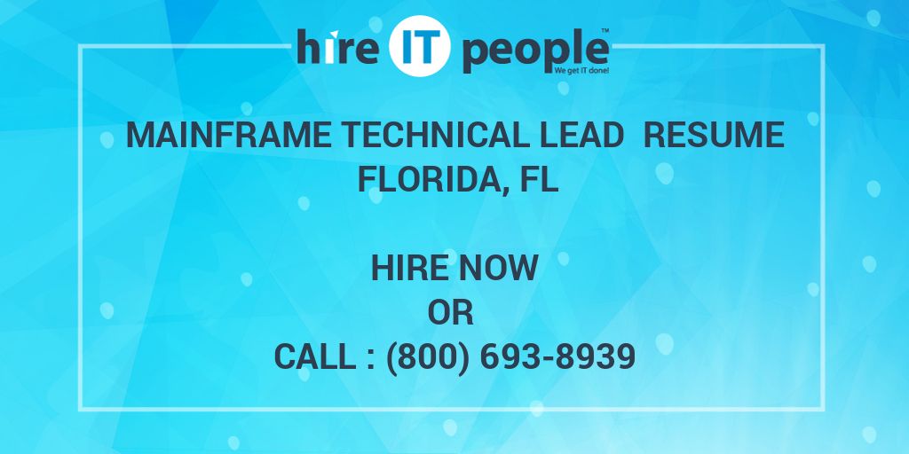 mainframe-technical-lead-resume-florida-fl-hire-it-people-we-get