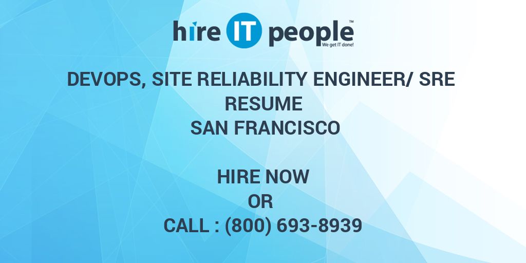 DevOps Site Reliability Engineer SRE - 270679 