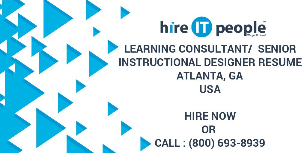 learning consultant resumes