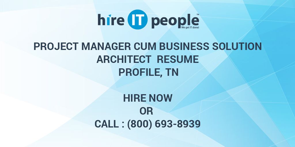 solution architect profile