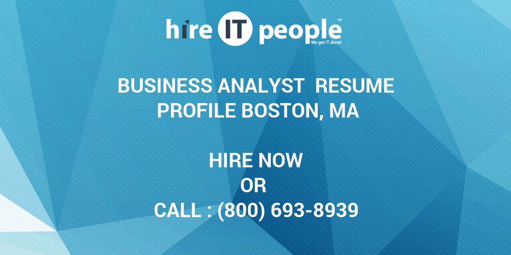 Boston ma business analyst jobs