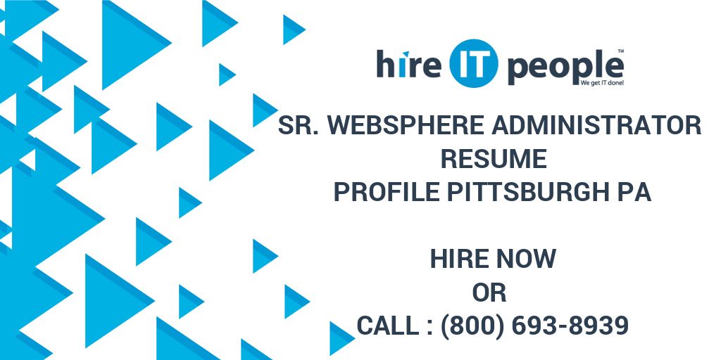 Websphere application administrator jobs