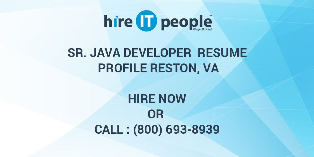 java web sphere developer resume