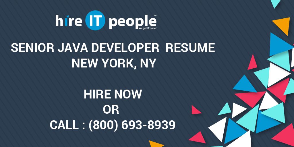 senior java developer resume new york ny hire it people quick learner resumes