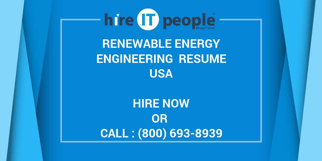 renewable energy engineering personal statement